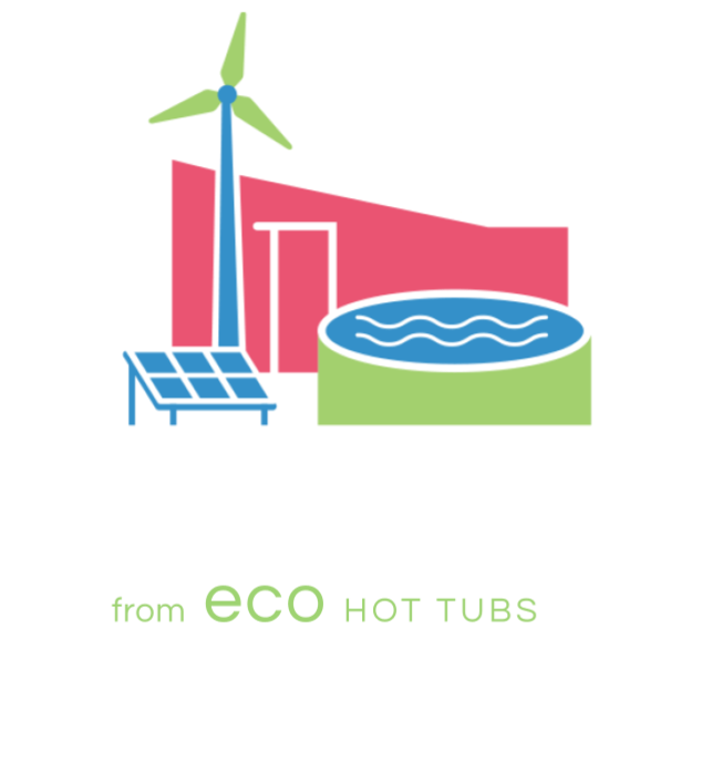 Eco Hot Tubs solar, battery and heat pump kit fitted to an inflatable hot tub